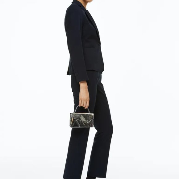 H&M Navy Blue Blazer Suit Jacket - Picture 2 of 15